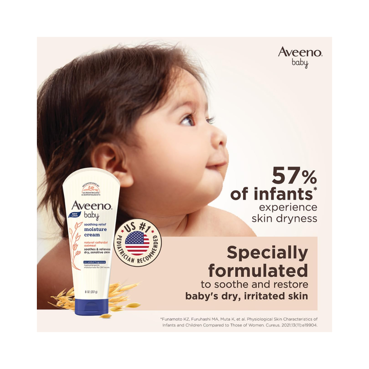 Aveeno Baby Soothing Relief Moisture Cream - 227gm
