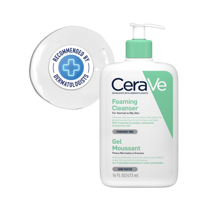 CeraVe Foaming Cleanser For Normal To Oily Skin - 473ml