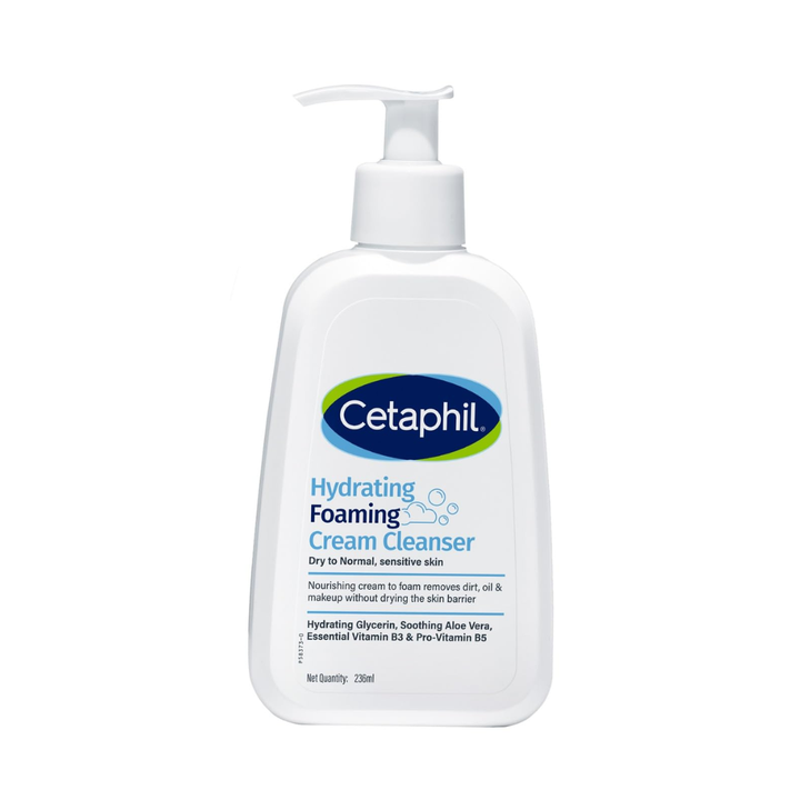 Cetaphil Hydrating Foaming Cream Cleanser  - 236ml