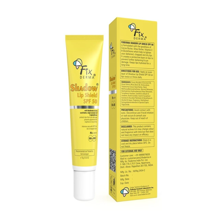 Fixderma Shadow SPF 50 Lip Shield - 15gm