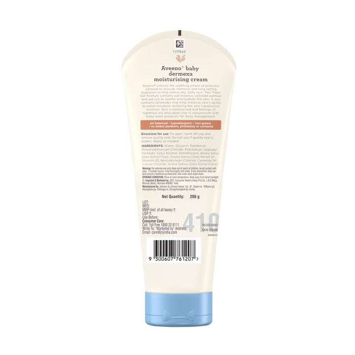 Aveeno Baby Daily Dermexa Moisturising Cream - 206gm
