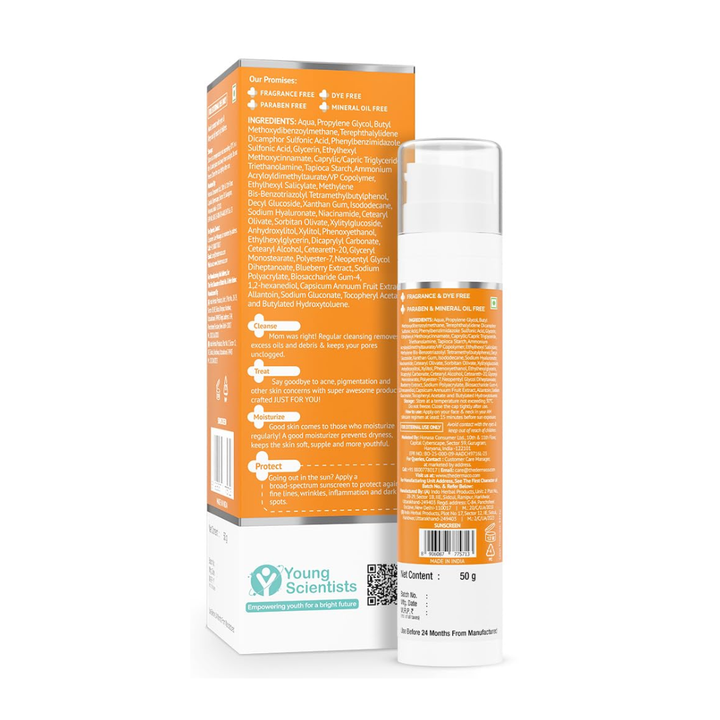The Derma Co 1% Hyaluronic Sunscreen Aqua Gel SPF 50 PA++++ - 50gm