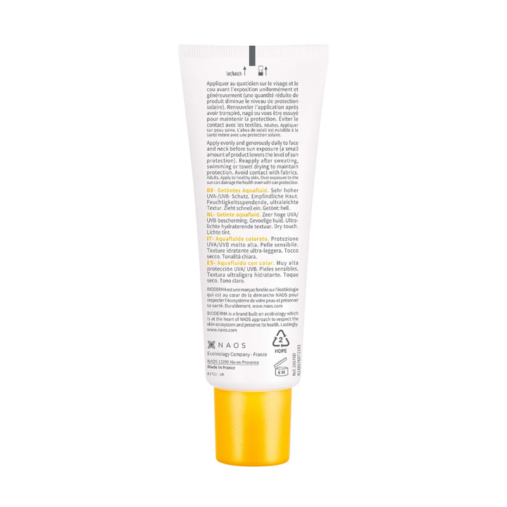 Bioderma Photoderm Aquafluide Peaux Sensibles Sensitive Skin SPF 50+ Claire Light - 40ml