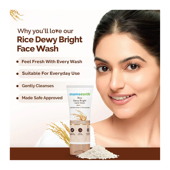 Mamaearth Rice Face Wash - 100ml