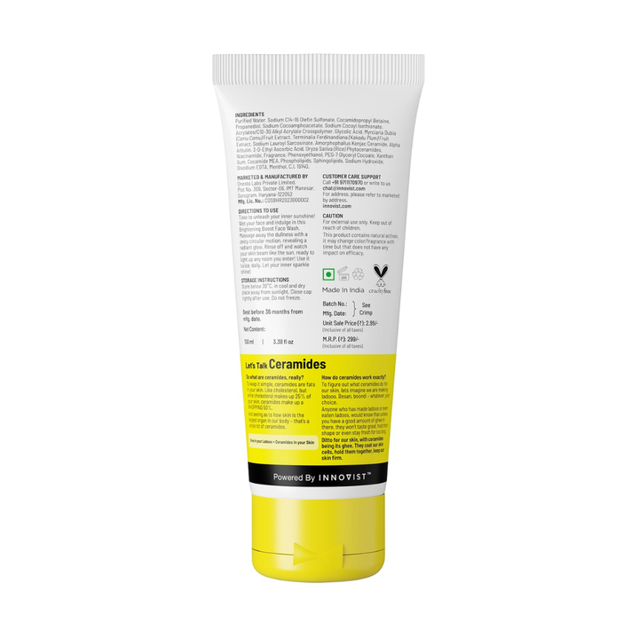 Chemist At Play Brightening Vitamin C Face Wash - 100ml