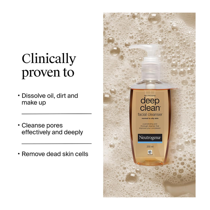 Neutrogena Deep Clean Facial Cleanser - 200ml