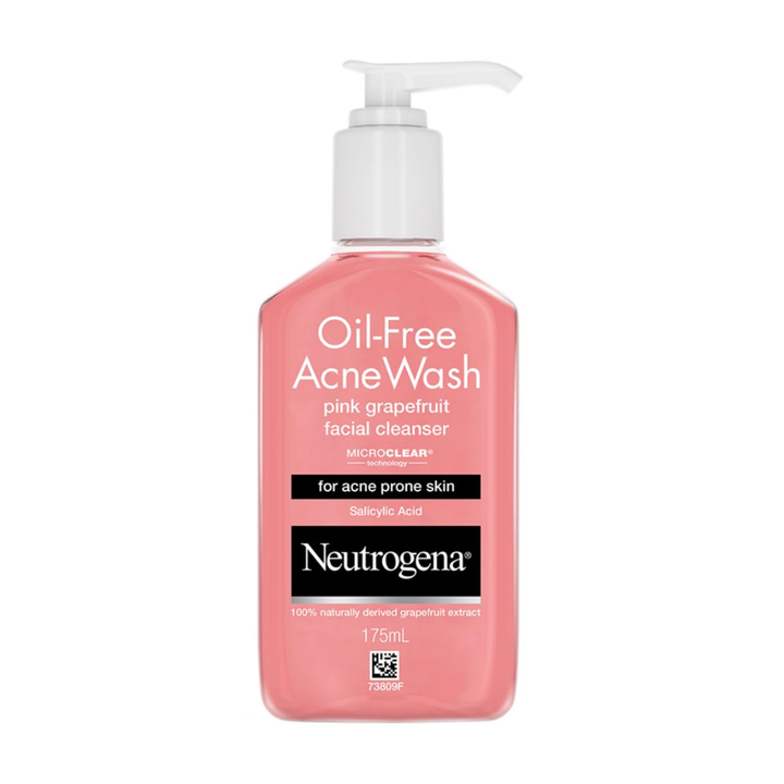 Neutrogena Oil Free Acne Wash Pink Grapefruit Cleanser - 175ml