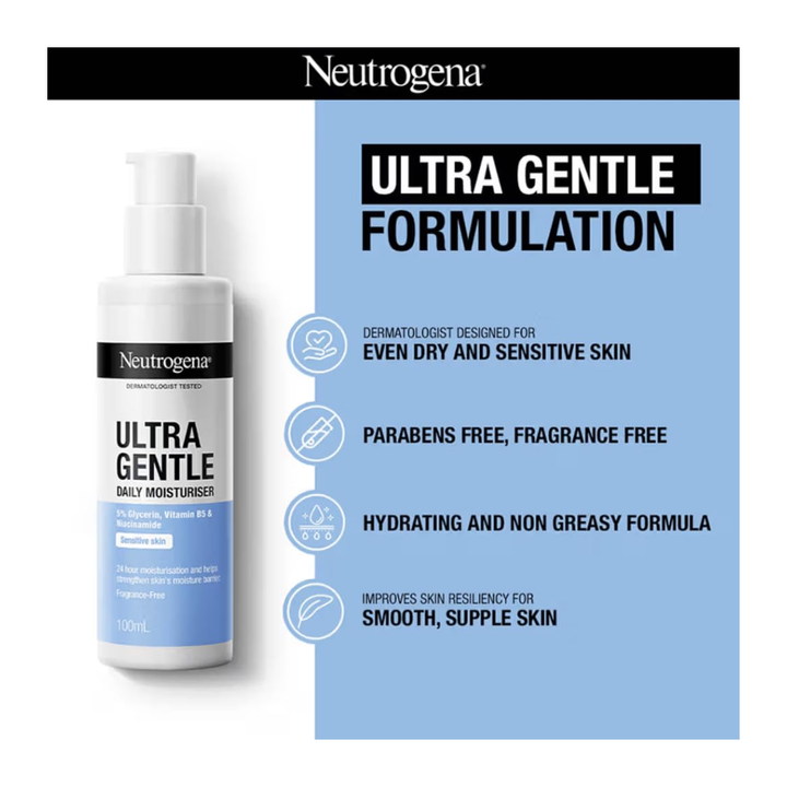 Neutrogena Ultra Gentle Daily Moisturiser - 100ml