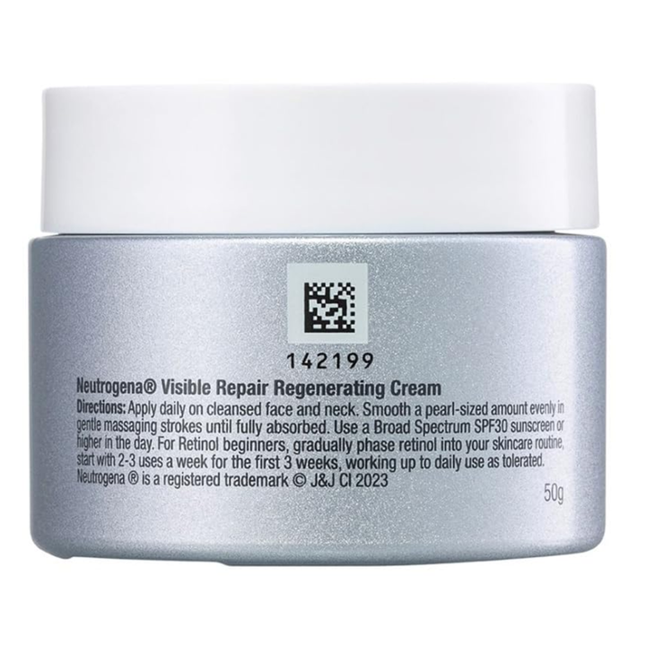 Neutrogena Visible Repair Regenerating Cream - 50gm