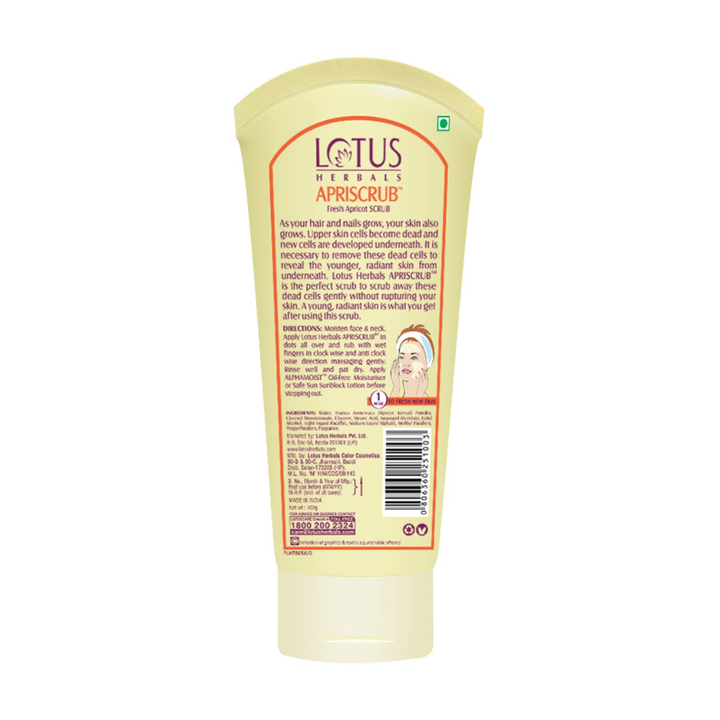 Lotus Herbals Apriscrub Fresh Apricot Scrub - 100gm