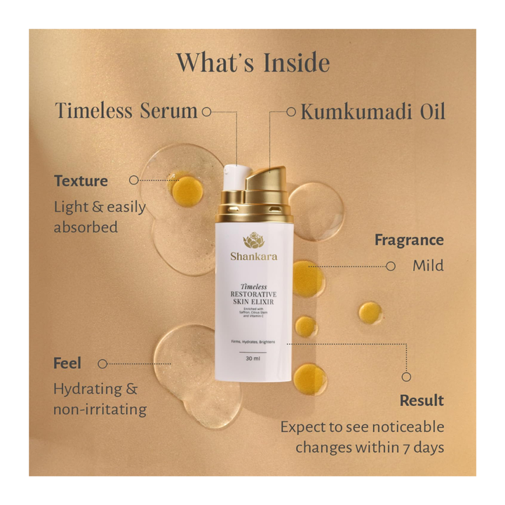 Shankara Timeless Restorative Skin Elixir - 30ml
