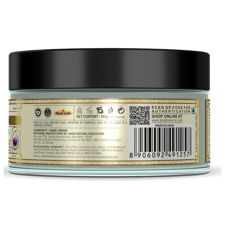 Khadi Natural Hand Cream Milk & Saffron - 100ml
