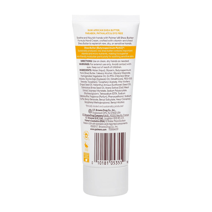 Palmers Raw Shea Butter Hand Cream - 96gm