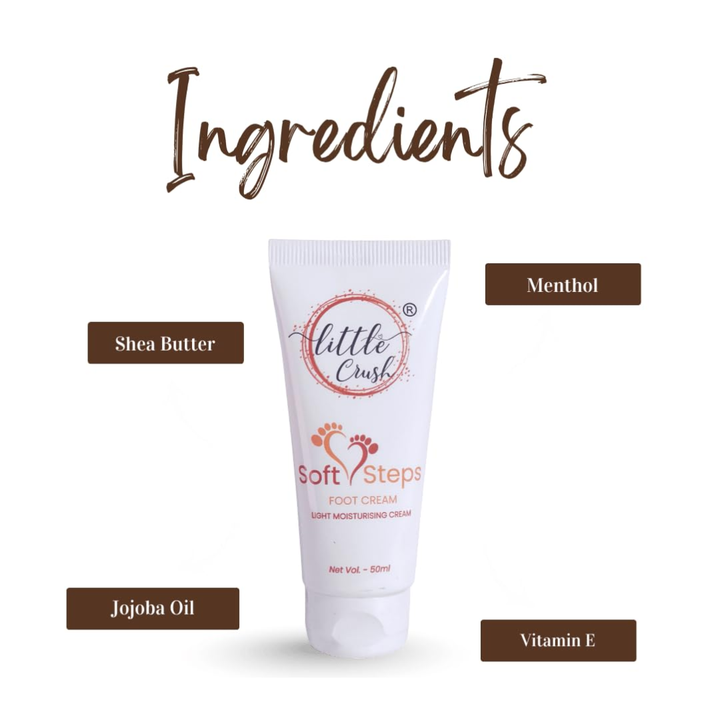 Little Crush Soft Steps Foot Cream - 50gm
