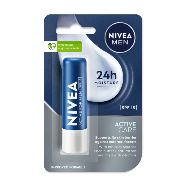 NIVEA Men Active Care Lip Balm - 4.8g