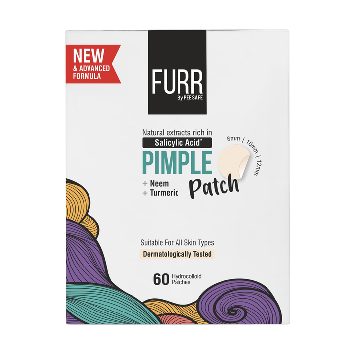 Furr By Pee Safe Salicylic Acid Pimple Neem Turmeric Patch - 60 Patches