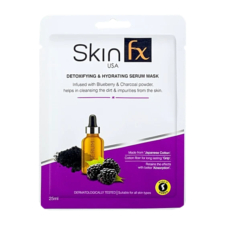 SkinFx Detoxifying & Hydrating Sheet Mask - 25 ml