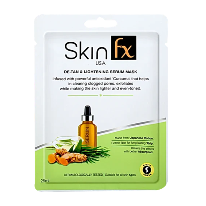 SkinFx De-Tan & Lightening Serum Mask - 25ml