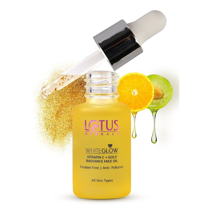 Lotus Herbals WhiteGlow Vitamin C and Gold Radiance Face Oil - 15ml