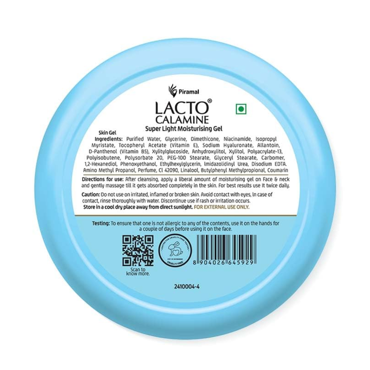 Lacto Calamine Super Light Moisturizer for Face - 150gm