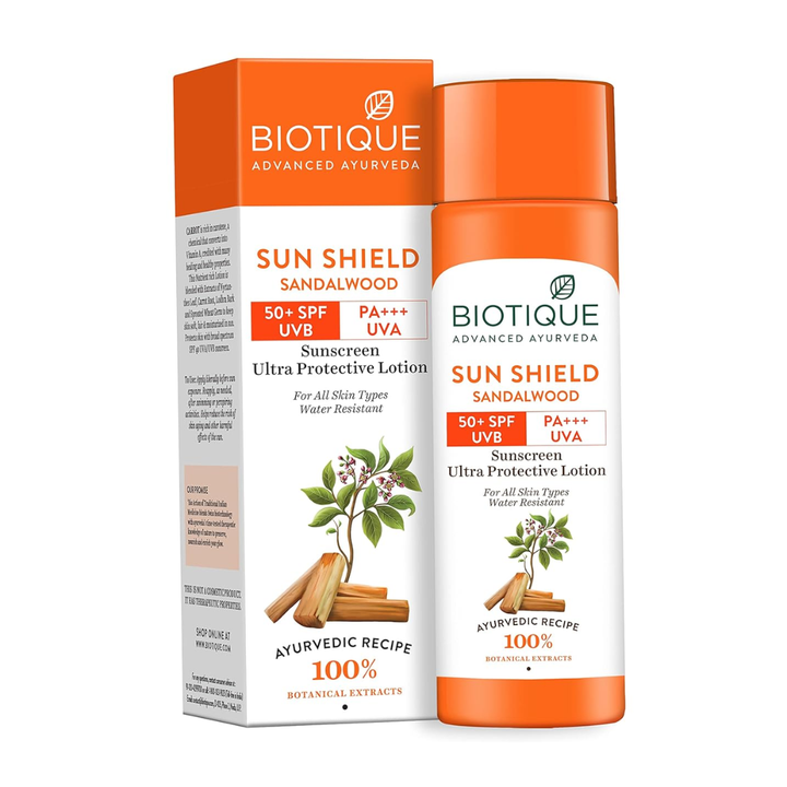Biotique Bio Sandalwood Sunscreen Ultra Soothing Face Lotion SPF 50+ - 190ml