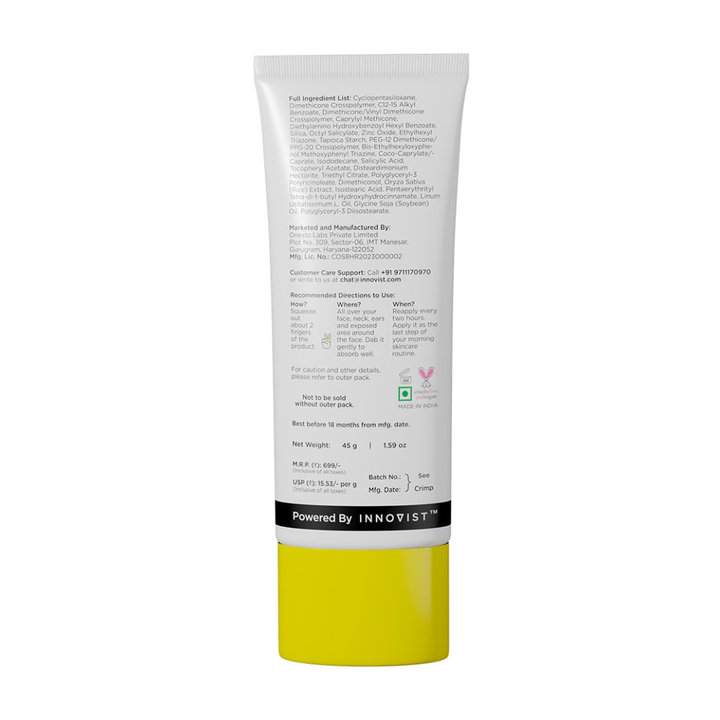 SunScoop Ultra Matte Dry Touch Sunscreen SPF 50 PA+++ - 45gm