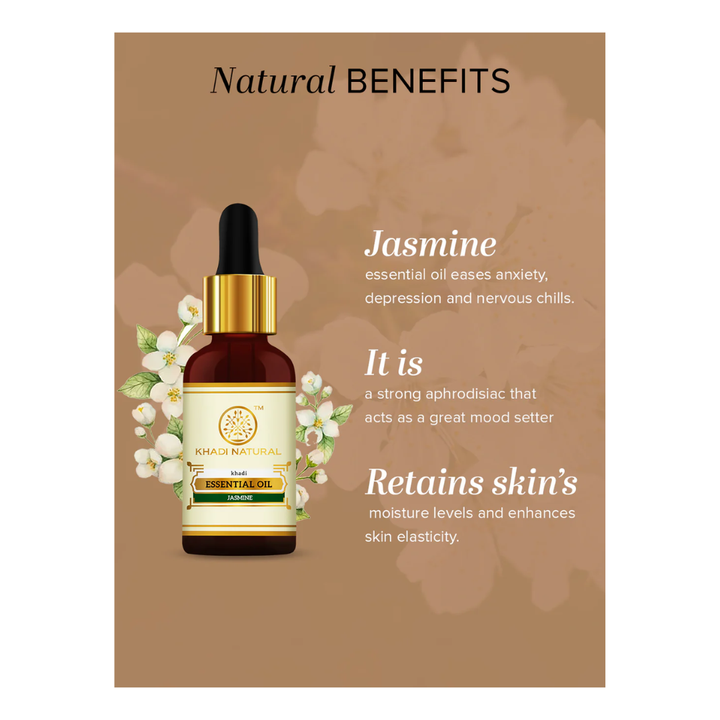 Khadi Natural Essential Oil Jasmine 15ml