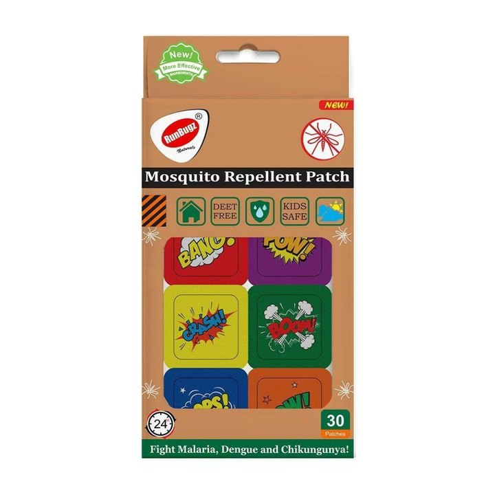 Runbugz Anti Mosquito Patch Printed Assorted 30Patch