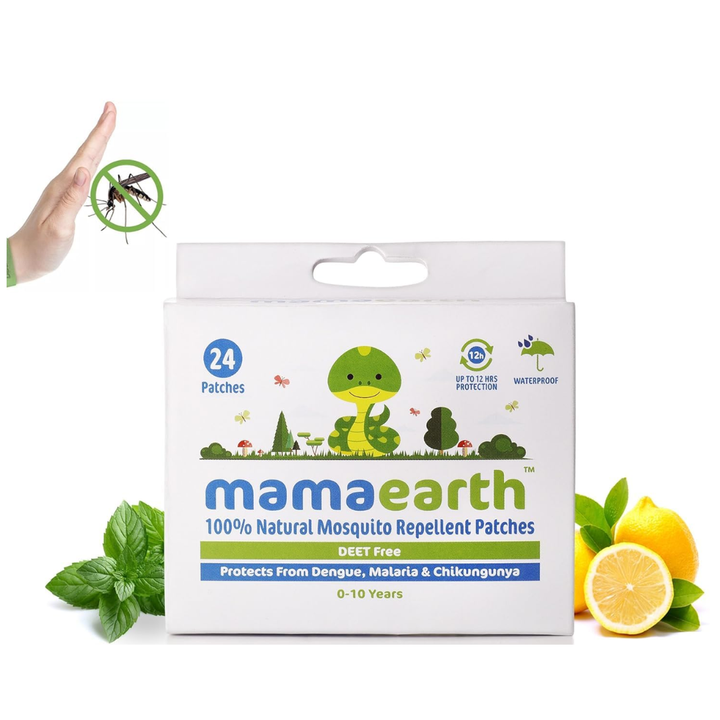 Mamaearth Natural Repellent Mosquito Patches For Babies - 24 Patches