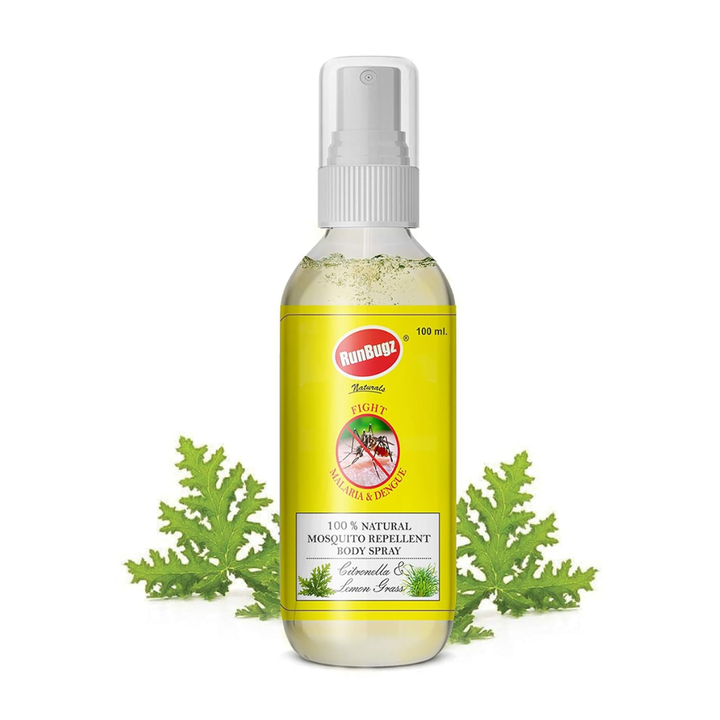 RunBugz Natural Mosquito Repellent Body Spray - 100ml