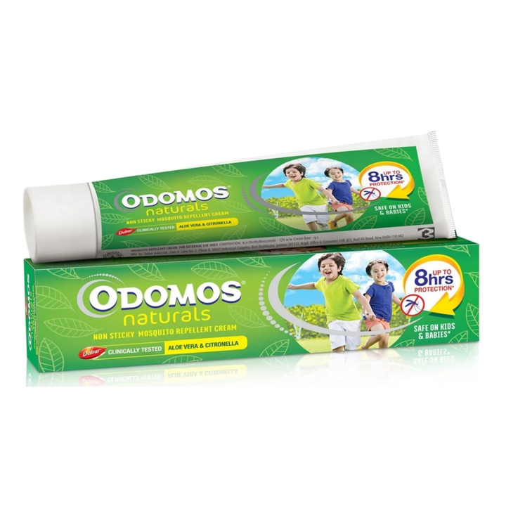 Odomos Naturals Non-Sticky Mosquito Repellent Cream - 100 Gm