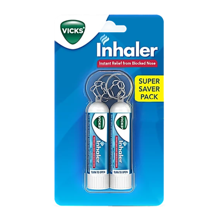 Vicks Inhaler with Keychain 0.5 ml (Pack of 2)
