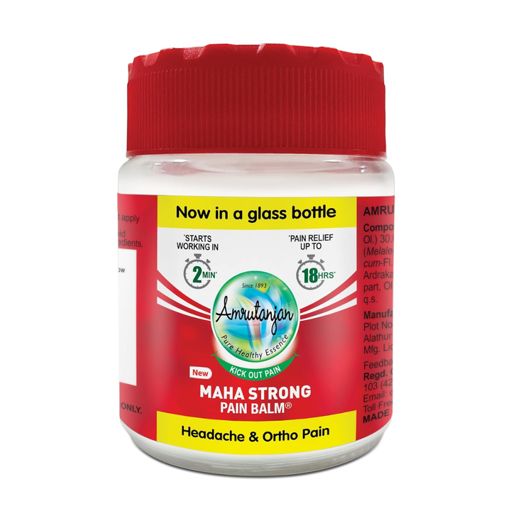 Amrutanjan Maha Strong Pain Balm - 50ml