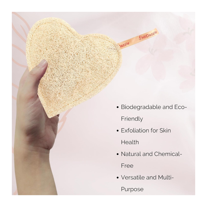 Midazzle Organic Loofah Heart M110 MIOL6104