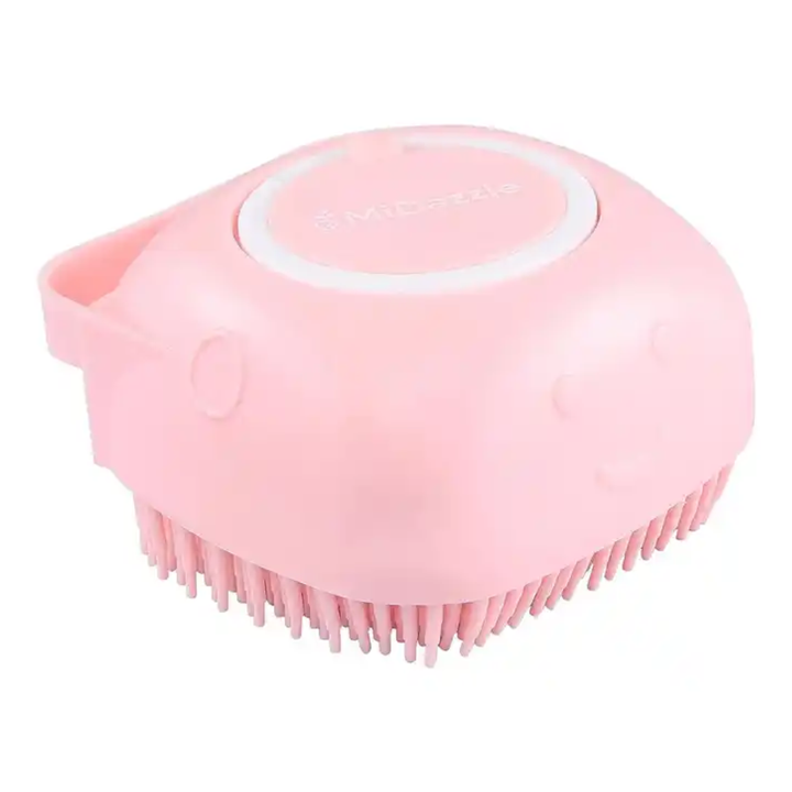 Midazzle Silicone Massage Bath Scrubber with Soap Dispenser MISB6202
