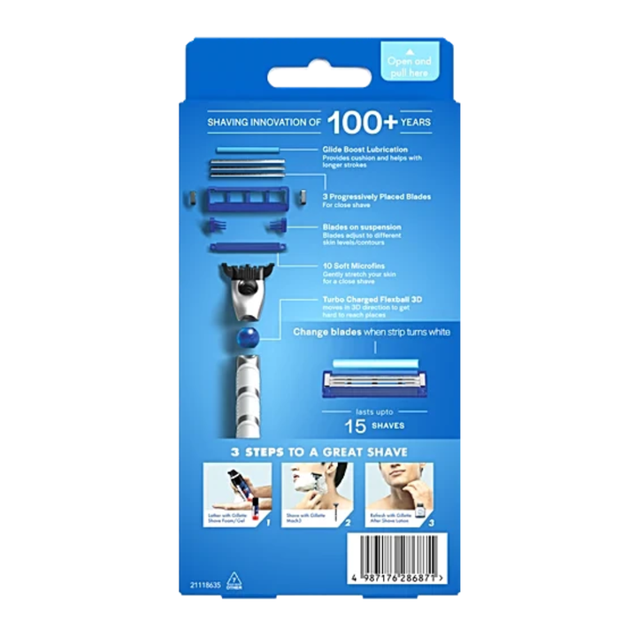 Gillette Mach3 Turbo Men’s Razor 1 pc