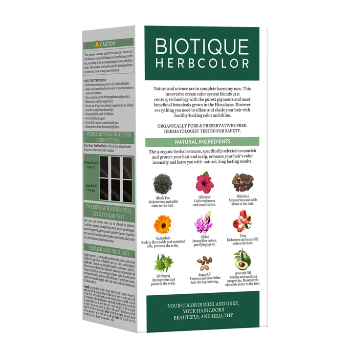 Biotique Herbcolor 1n Natural Black 50gm + 110ml