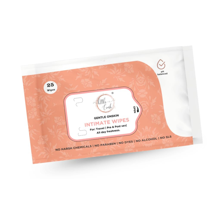 Little Crush Gentle Intimate Wipes - 25 Sheets