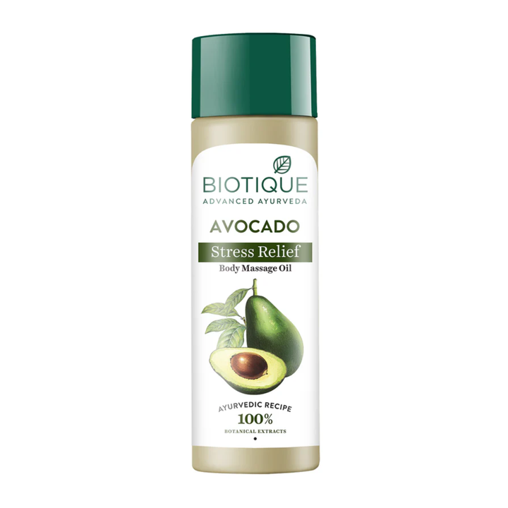 Biotique Avocado Stress Relief Body Massage Oil- 200ml