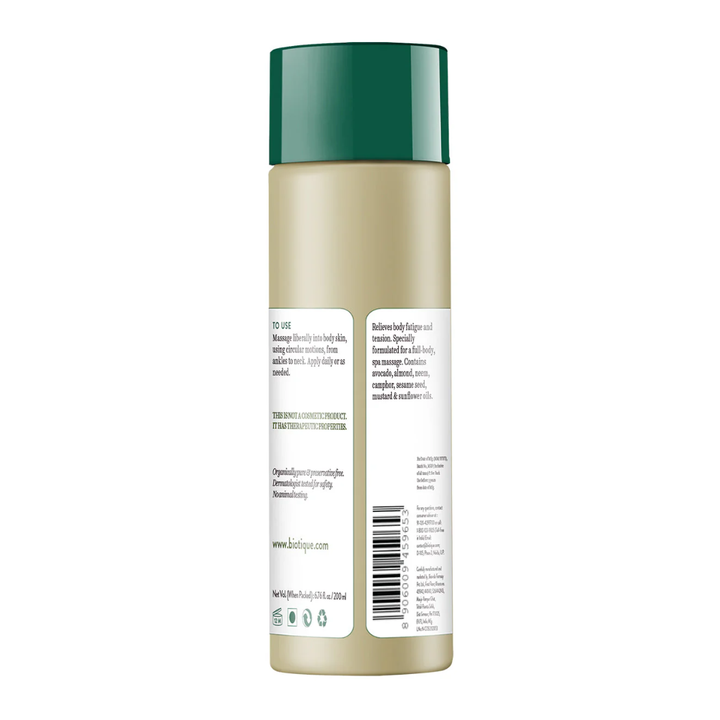 Biotique Avocado Stress Relief Body Massage Oil- 200ml