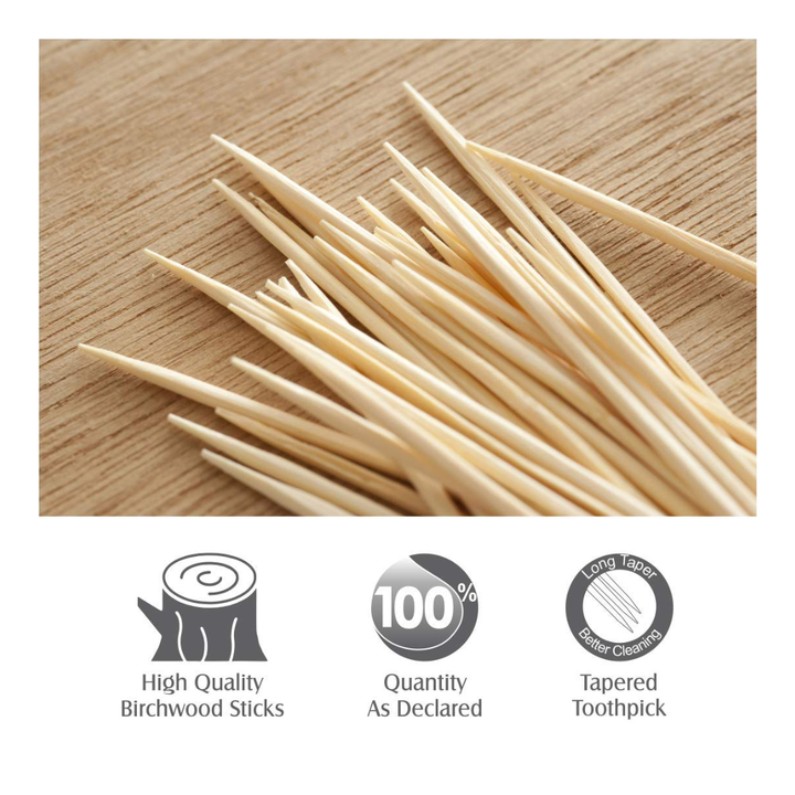 TULIPS Wooden Toothpicks 250 Sticks