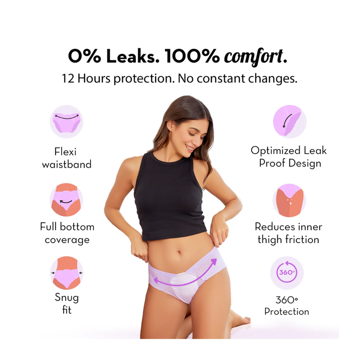 Plush Disposable Period Panty - 5 pcs