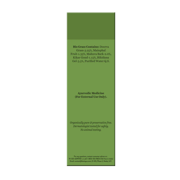 Biotique Bio Wild Grass After Shave Gel - 120ml