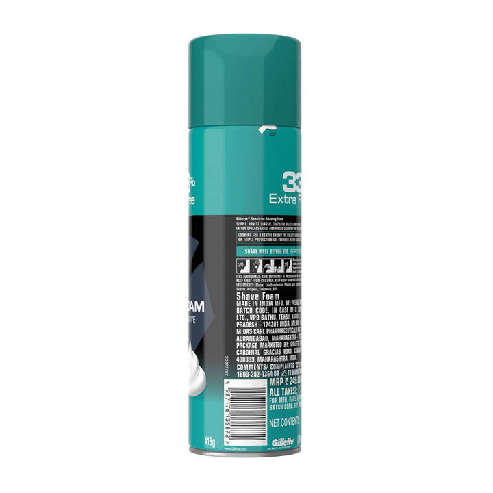 Gillette Classic Sensitive Shave Foam - 418 g