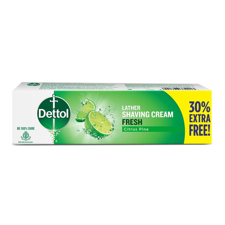 Dettol lather shaving cream 60g+18gfree=78g
