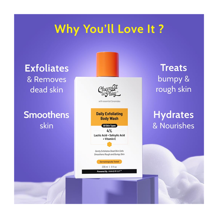Chemist At Play Exfoliating Body Wash - 236ml