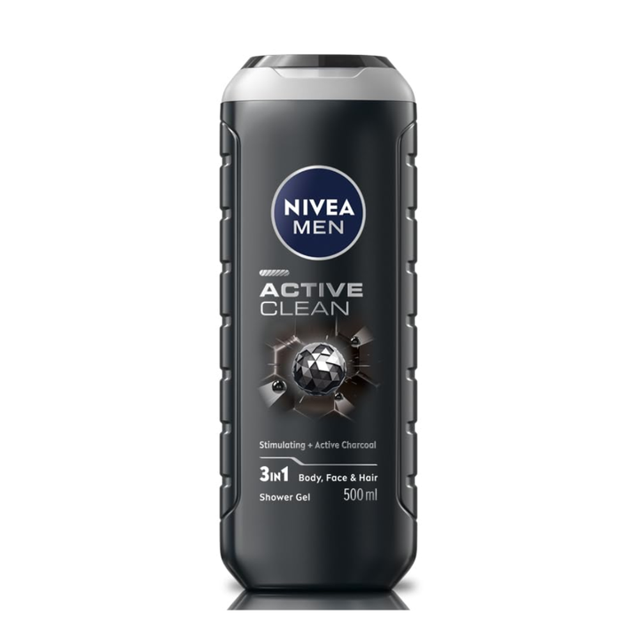 Nivea Active Clean Shower - 500ml