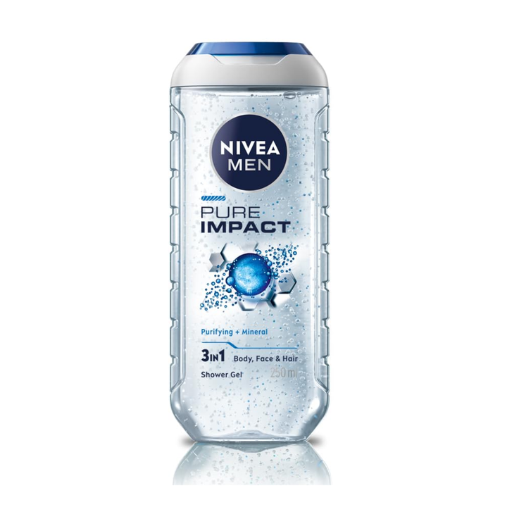Nivea For Men Pure Impact Shower Gel - 250ml