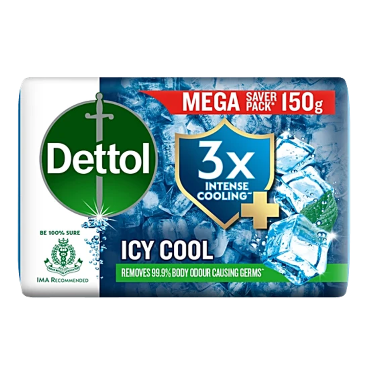 Dettol Icy Cool Soap - 150 g