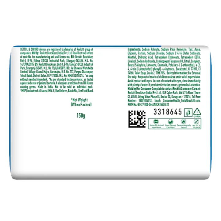 Dettol Icy Cool Soap - 150 g